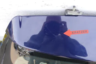 VW Polo 9N3 9N Heckklappe Kofferraumklappe Klappe blau LB5N indigoblau - Bild 3