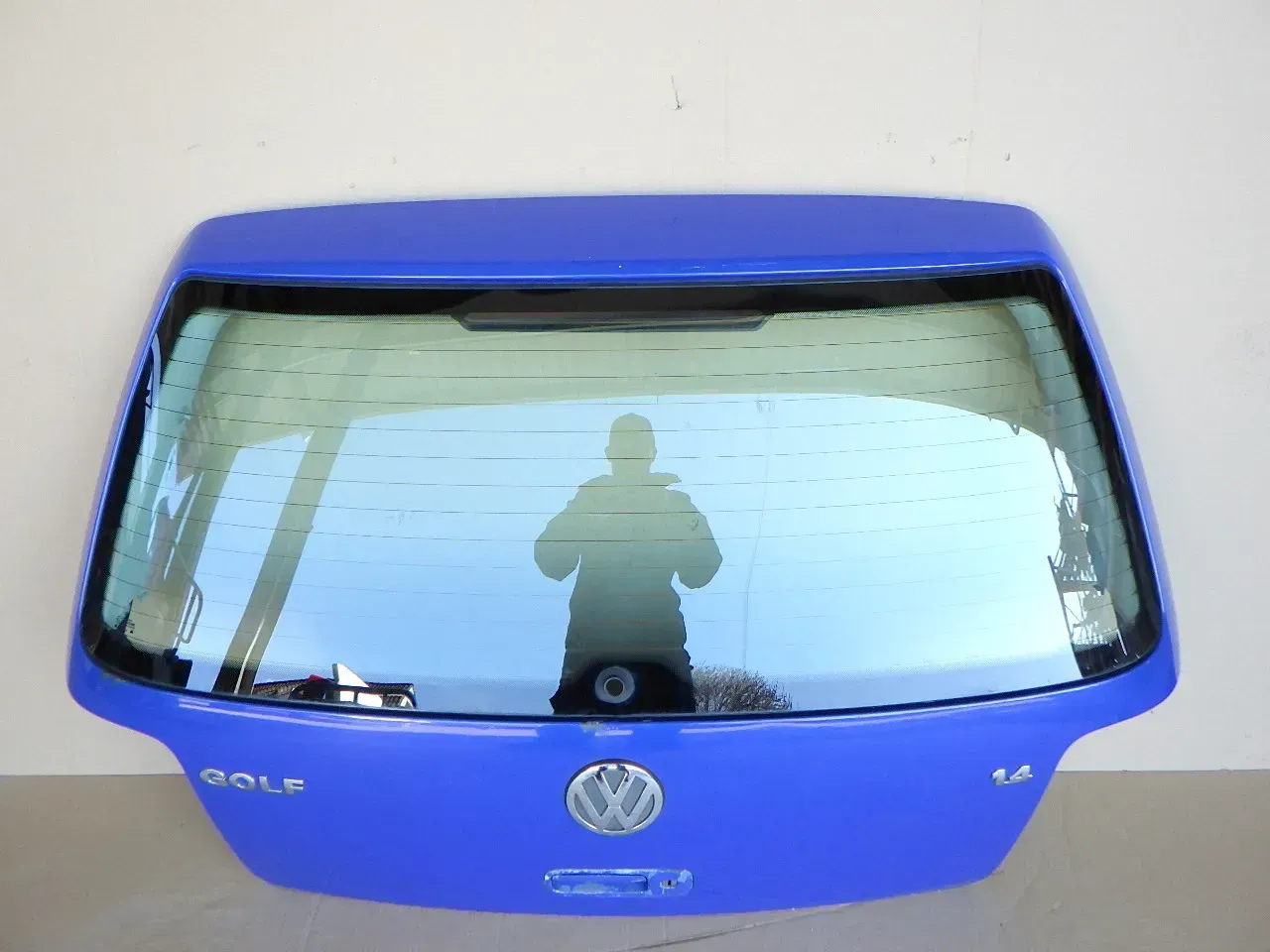 VW Golf 4 Limousine Heckklappe Kofferraumklappe Klappe hinten blau LW5Z jazzblue - Bild 1