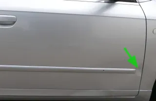 Audi A4 B7 8E Tür vorne rechts Kombi+Limo + Rahmen silber LY7W Türblatt - Bild 1
