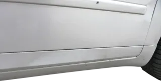 A4 B7 8E NUR Zierleiste Leiste Abdeckung Tür vorne rechts unten silber LY7W - Bild 2