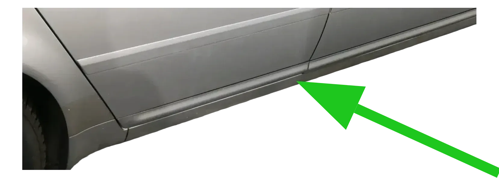 Audi A6 4B Blende Holm unten Schweller Verkleidung Abdeckung rechts silber LY7W - Bild 1