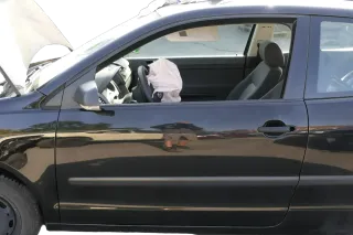 VW Polo 9N 9N3 Tür vorne links Fahrertür 2/3-Türer schwarz L041 -ohne Anbauteile - Bild 1