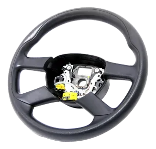VW Polo 9N 9N3 Touran Fox Lenkrad 4-Speichen 6Q0419091R Leder Lederlenkra - Bild 3