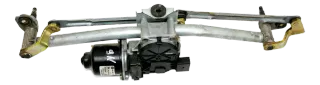 VW Polo 9N 9N3 Wischermotor Wischer Motor mit Gestänge 6Q1955113A vorn - Bild 1