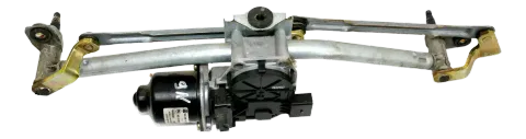 VW Polo 9N 9N3 Wischermotor Wischer Motor mit Gestänge 6Q1955113A vorn