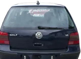 VW Golf 4 Limousine Heckklappe Kofferraumklappe Klappe hinten blau LA5G -ohneAnb - Bild 1