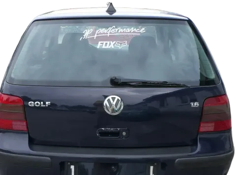 VW Golf 4 Limousine Heckklappe Kofferraumklappe Klappe hinten blau LA5G -ohneAnb