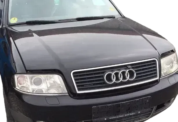 Audi A6 4B Motorhaube Klappe vorn Facelift (ab. Mitte 2002) schwarz LZ9W + Grill - Bild 1