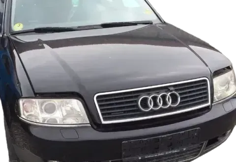Audi A6 4B Motorhaube Klappe vorn Facelift (ab. Mitte 2002) schwarz LZ9W + Grill