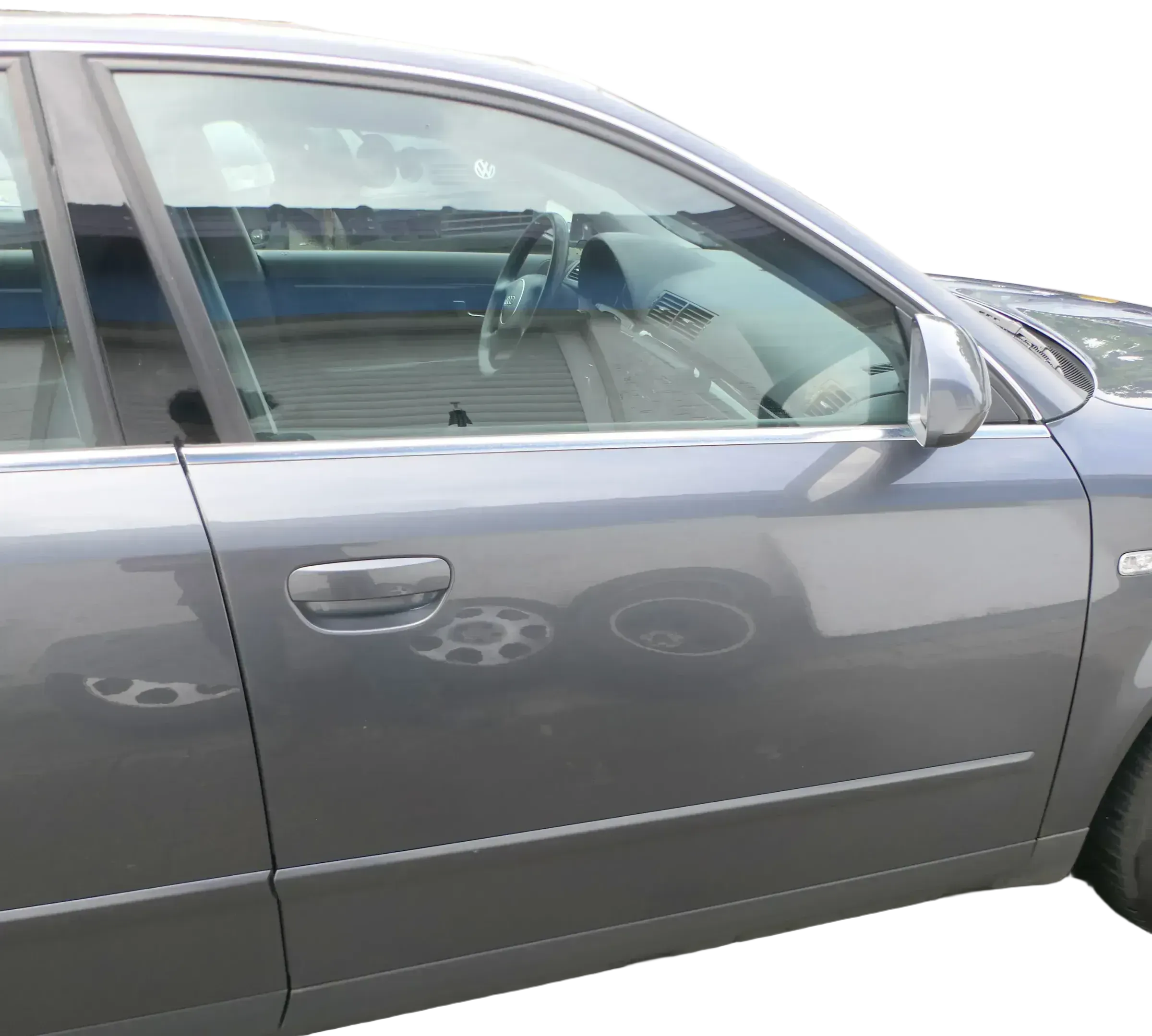 Audi A4 B6 8E nur Türblatt vorne rechts Beifahrertür grau LX7Z Kombi+Limo Tür - Bild 1