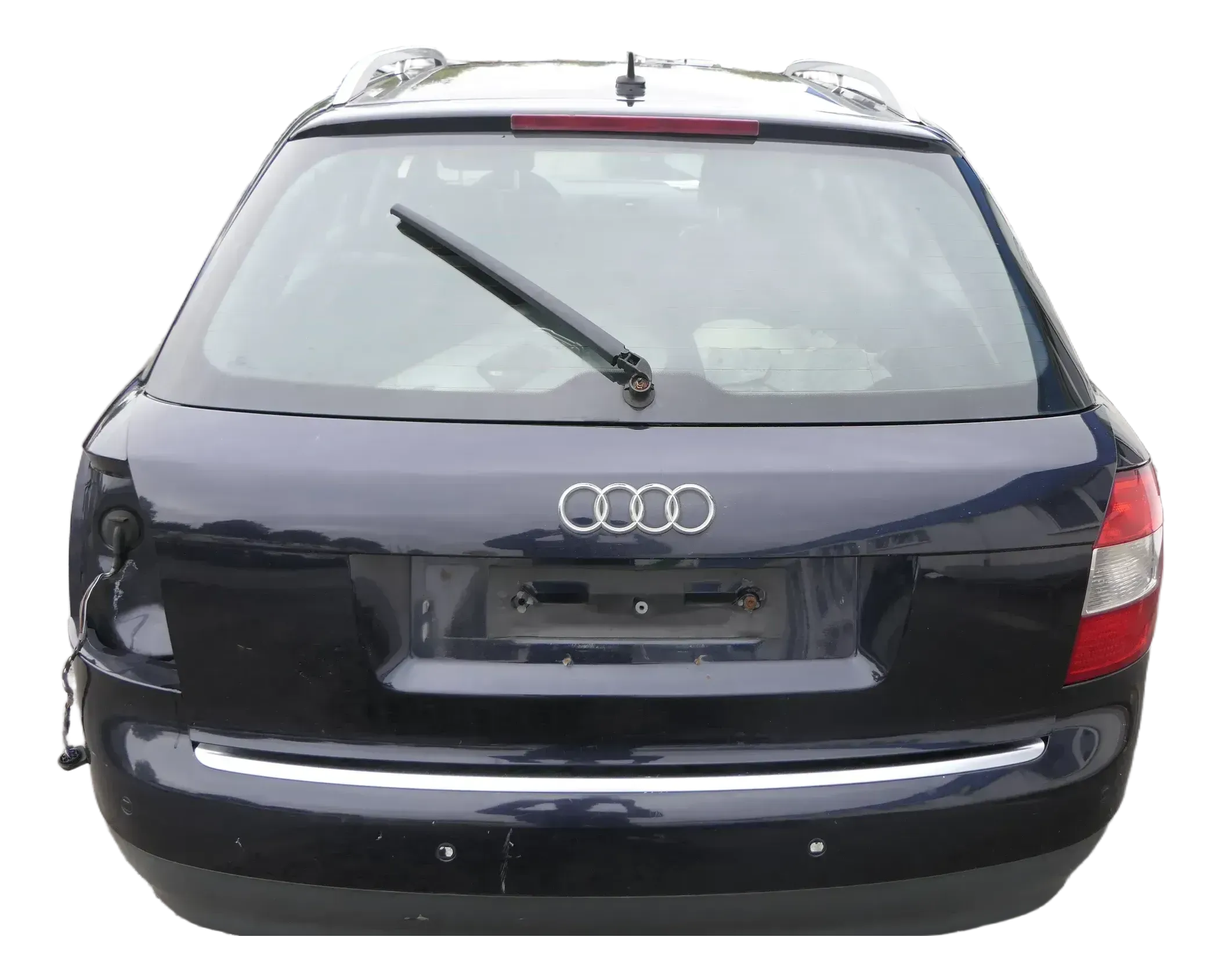 Audi A4 B6 8E Kombi Avant hinten Heckklappe mit Scheibe Deckel blau LZ5L ohneAnb - Bild 1