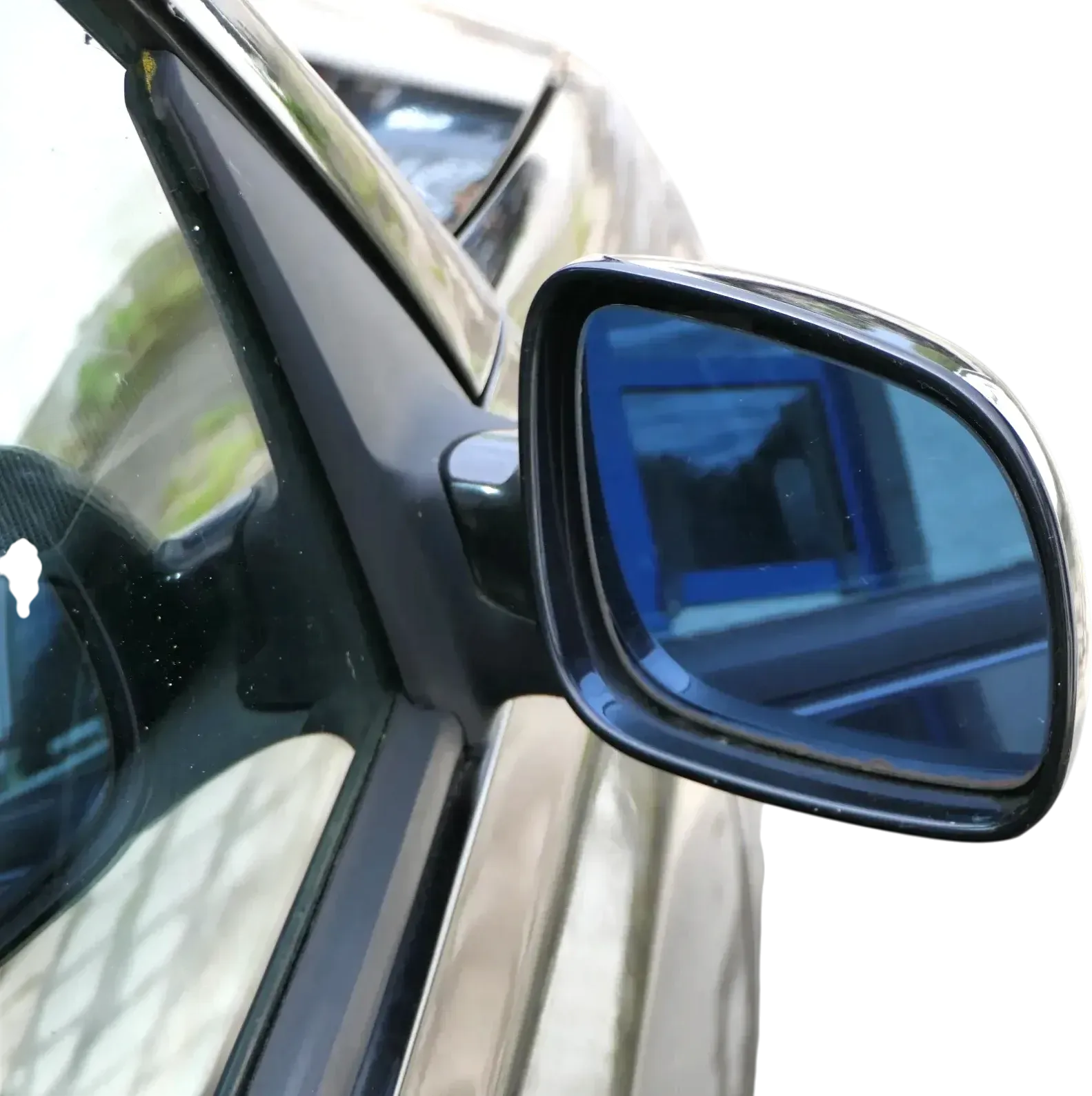 VW Golf 4 Cabrio 1E elektrischer Spiegel Außenspiegel rechts schwarz LC9Z - Bild 1
