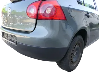 VW Golf 5 1K Limousine Stoßstange hinten Heckstoßstange LA6Q grau grün - Bild 6