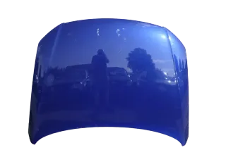 VW Passat 3C Motorhaube Klappe vorne vorn Haube blau LC5E - Bild 1