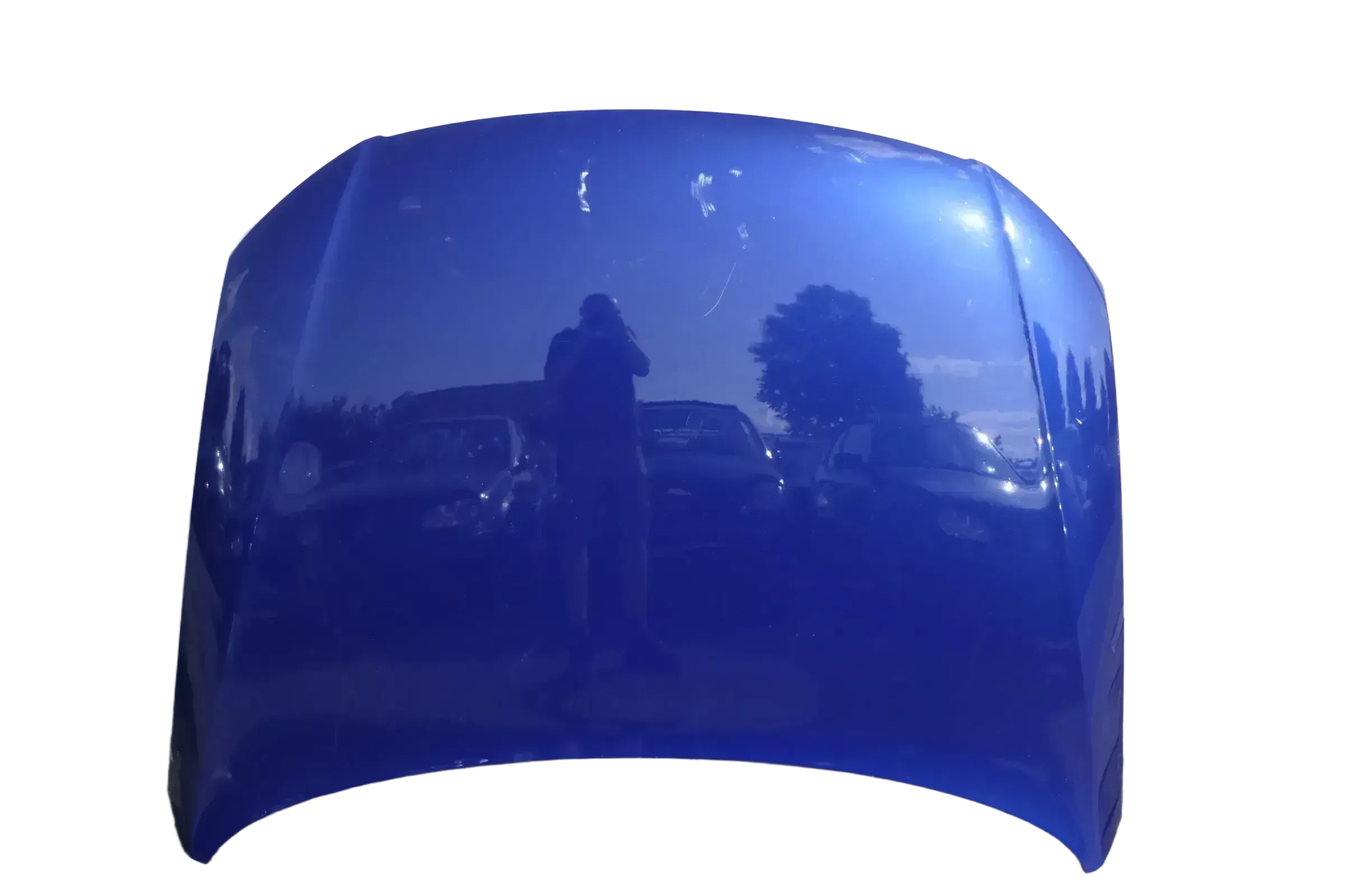 VW Passat 3C Motorhaube Klappe vorne vorn Haube blau LC5E - Bild 1