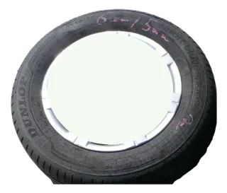 2x VW Golf A3 NUR Reifen 195/65 R15 91V Sommerreifen 2x ca. 5-6 mm NUR REIFEN - Bild 2