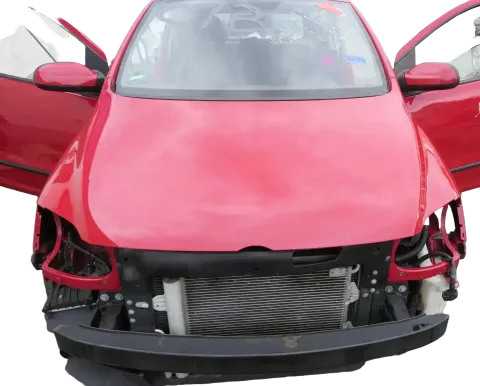 VW Fox 5Z Motorhaube Klappe vorn vorne rot LY3D Haube