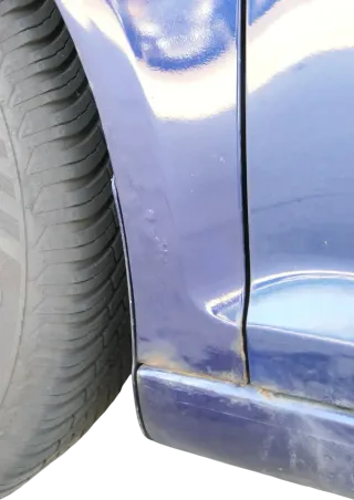 VW Golf 5 V Plus 5M1 Kotflügel vorne links blau LD5Q - Bild 2