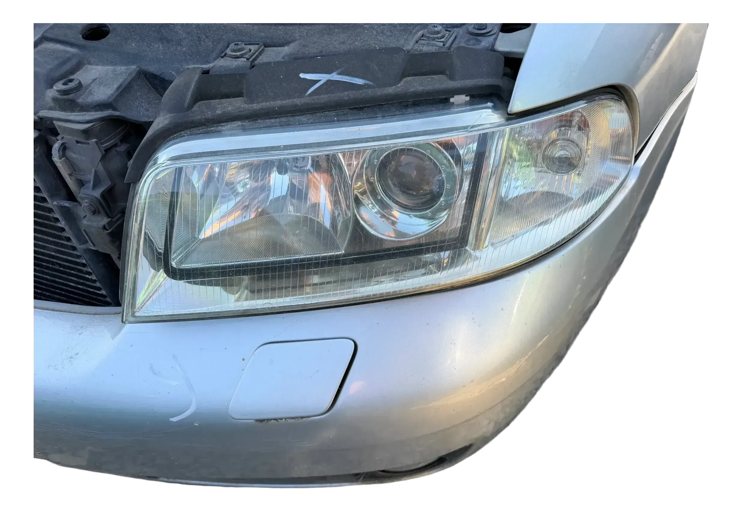 Audi A4 B5 Scheinwerfer Xenon vorne links Faceliftmodell -2x Halter gebrochen - Bild 1