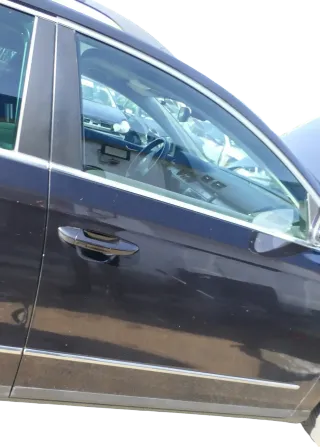 Passat 3C Kombi o. Limo Tür vorne rechts Beifahrer schwarz LC9X ohneAnbauteile - Bild 3