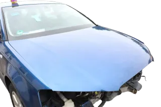 Audi A3 8P 4/5-Türer Motorhaube Haube Klappe vorn vorne blau LZ5C Sportback d - Bild 3
