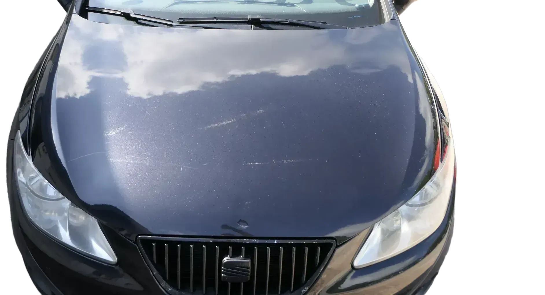 Seat Ibiza 6J Motorhaube Haube Klappe vorne schwarz LC9Z - Bild 1