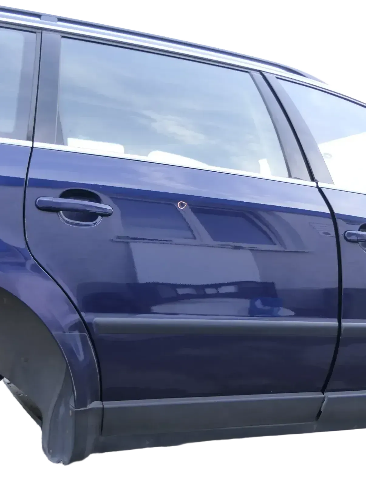 VW Passat 3B 3BG 3B6 Kombi Avant Tür hinten rechts mit Scheibe blau LB5N - Bild 1