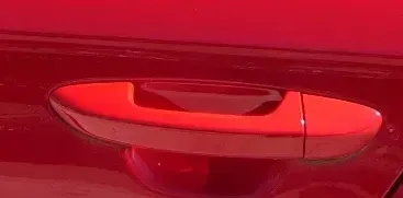 1x VW Passat 3C Türgriff Tür Griff vorne / hinten links außen rot LY3D - Bild 1