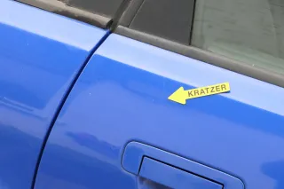 Audi A4 B5 Tür Türblatt hinten rechts blau LZ5T Kombi oder Limo - Bild 3