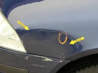 Skoda Octavia 1Z Kotflügel vorne links blau LF5Q Kombi - Bild 5