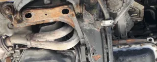 Audi 80 Auspuff Zwischenrohr Abgasrohr Hosenrohr 8A0253101C 2,0 ABT ABK - Bild 1