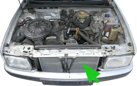 Audi 80 8A0121251A Wasserkühler Benziner 2,0 ABT Kühler Wasser Automatik