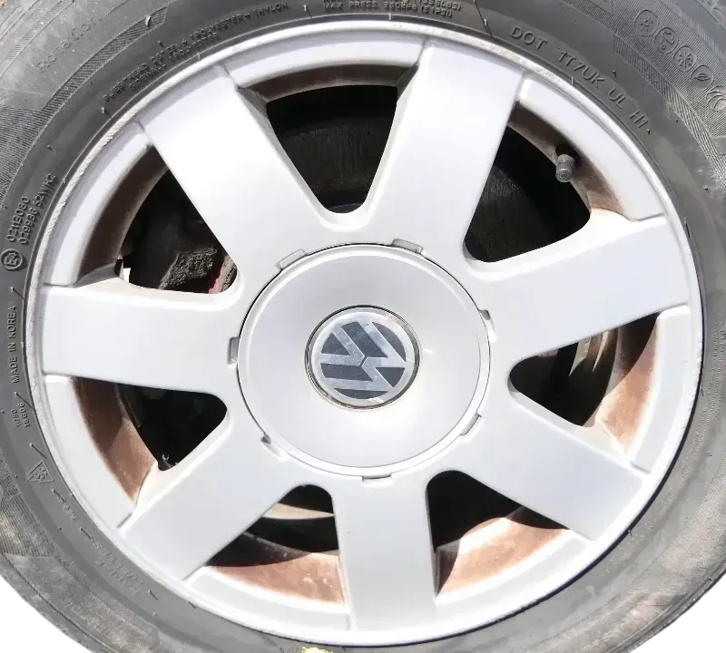 4x VW Passat 3BG Alufelgen Felgen Alu 3B0601025C ohne Reifen 7x15 ET 45 +Kappen - Bild 1