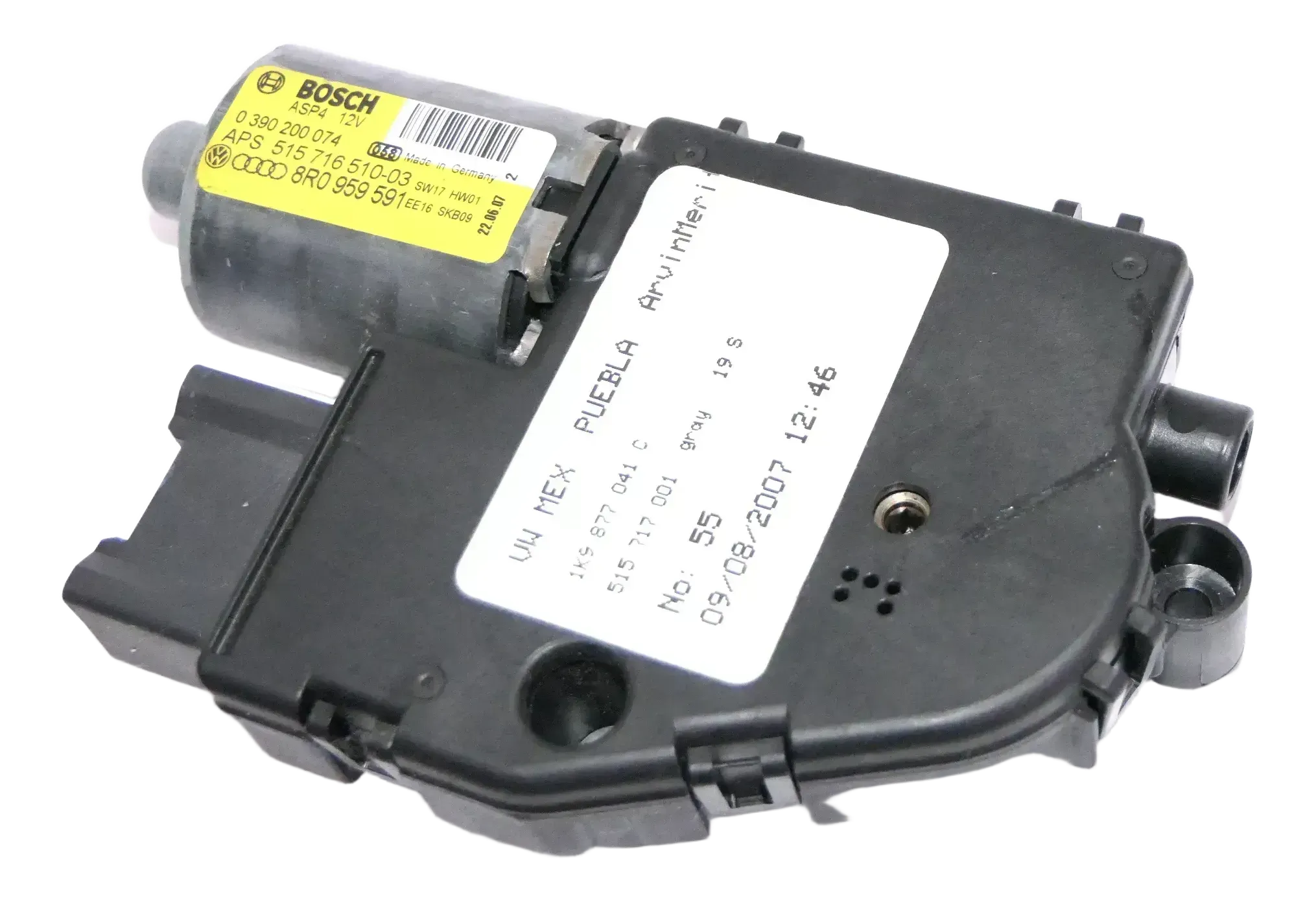 VW Golf A5 Passat Schiebedachmotor Motor Schiebedach 8R0959591 A Panoramadach - Bild 1