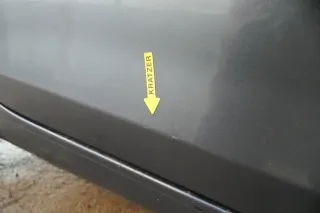 Golf 6 5K Tür hinten rechts LC5F grau blau ohne Anbauteile 4/5 Türer - Bild 10