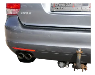 VW Golf 5 + 6 Kombi Avant Stoßstange hinten Heckstoßstange grau LD7X Spoiler PDC - Bild 3