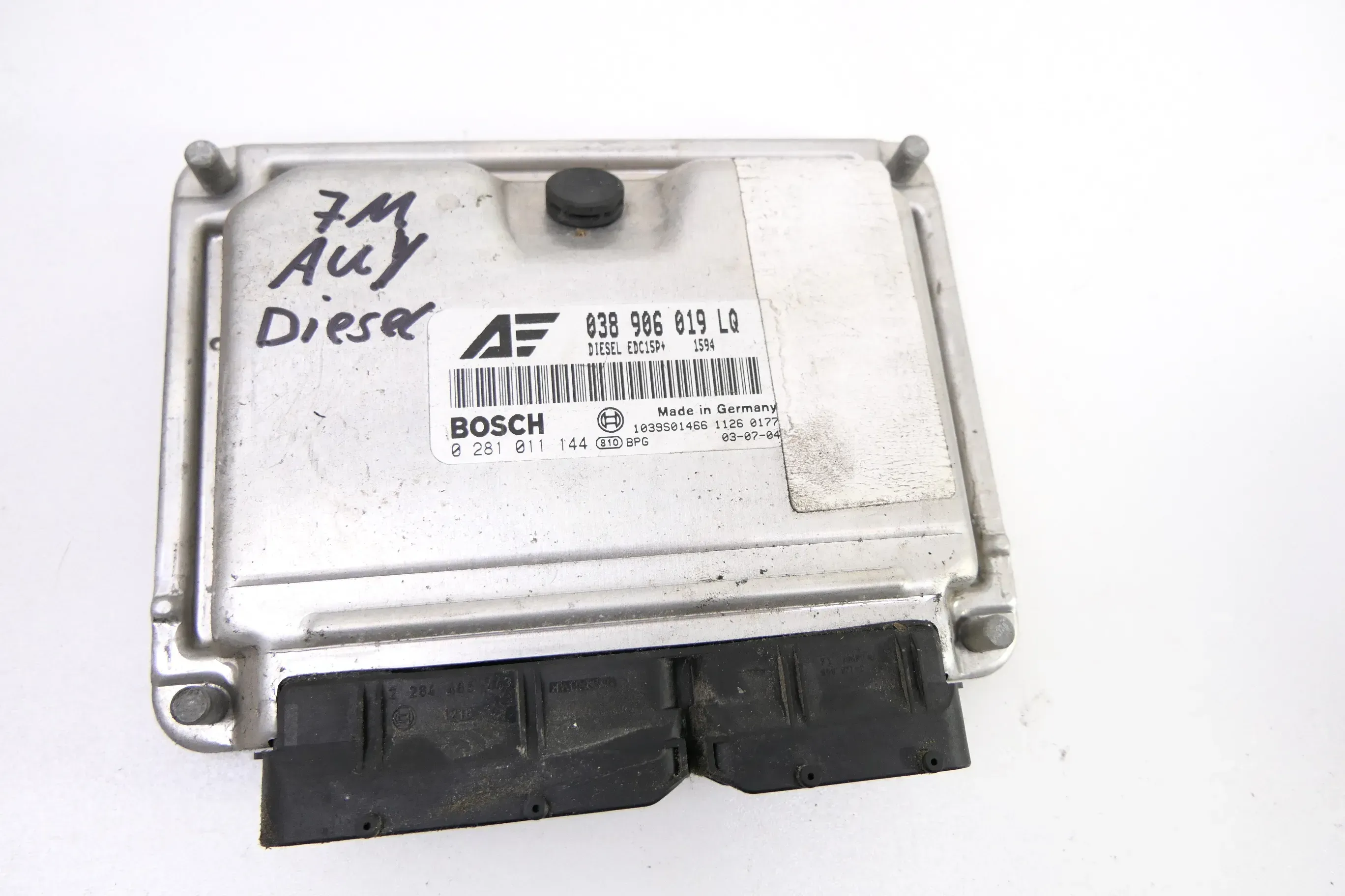 VW Sharan Steuergerät 1,9 TDI 85kw 115PS AUY Motor 038906019LQ Alhambra - Bild 1