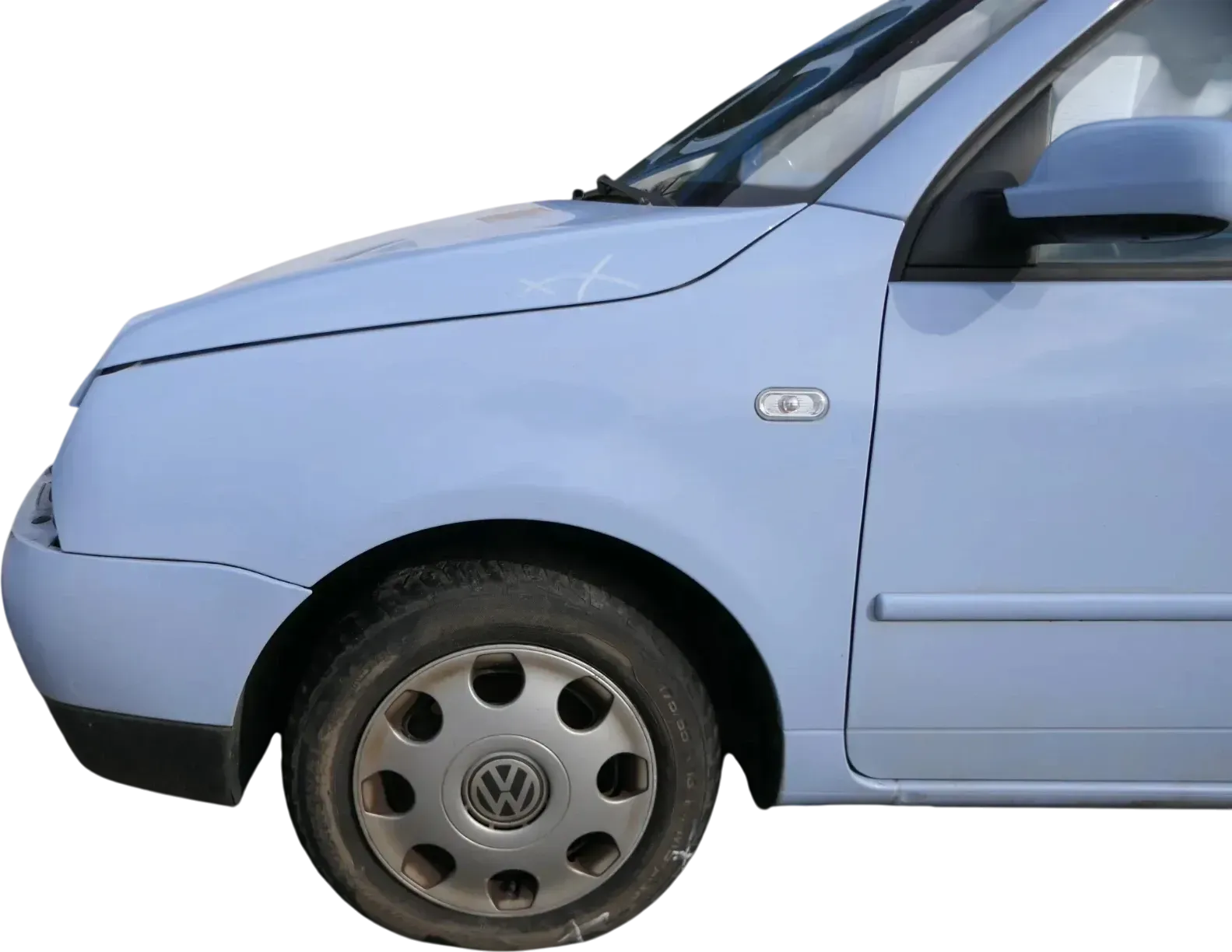VW Lupo 6X Kotflügel vorne links blau hellblau LR5D - Bild 1