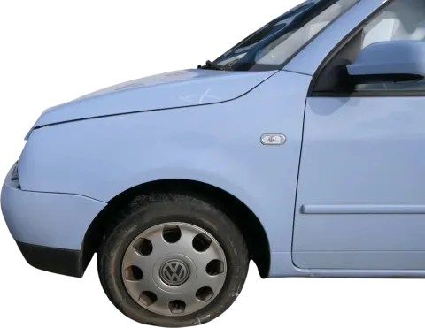 VW Lupo 6X Kotflügel vorne links blau hellblau LR5D