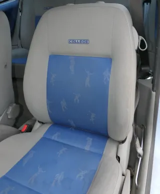 Seat Arosa VW Lupo Sitz vorn links Fahrersitz Höhenverstellung blau College - Bild 3