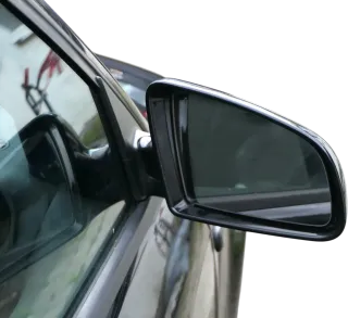 Audi A3 8P elektrischer Spiegel Außenspiegel vorne rechts schwarz LZ9Y - Bild 1