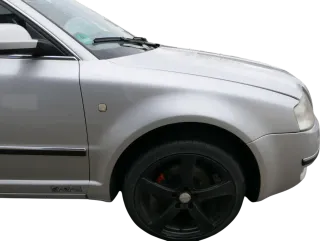 Skoda Superb 3U Kotflügel vorne rechts silber LF7T - Bild 1