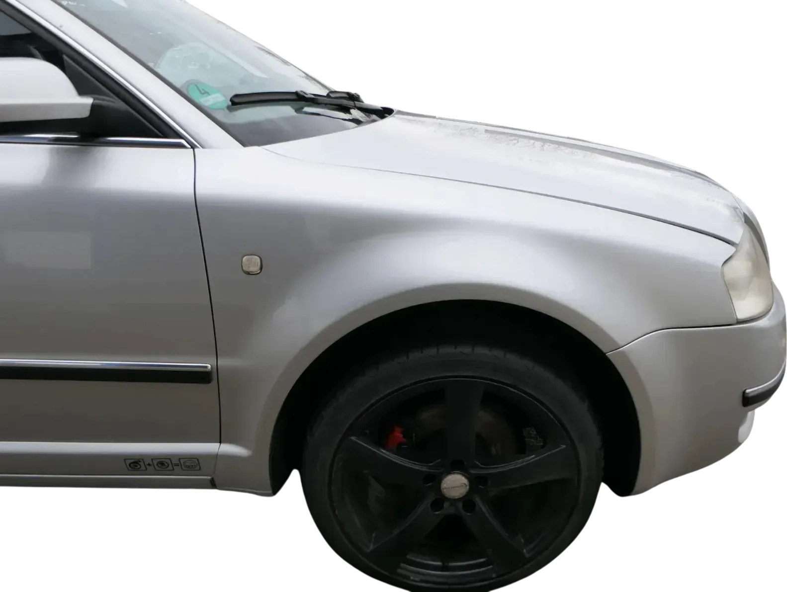 Skoda Superb 3U Kotflügel vorne rechts silber LF7T - Bild 1