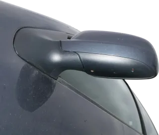VW Golf 4 Bora elektrischer Spiegel vorne links Außenspiegel grau LC7V  & Glas - Bild 5
