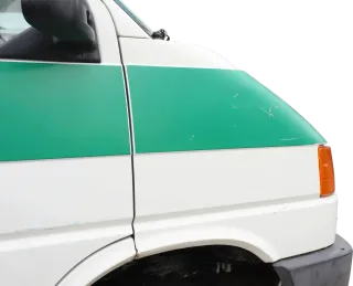 VW T4 Kotflügel vorne rechts weiß L902 - 701821022A bis 1996 - Bild 1