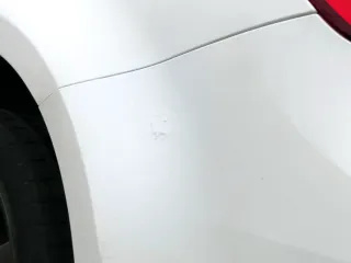 Seat Ibiza 6J Stoßstange Heckstoßstange hinten weiß LB9A 2/3-Türer Spoiler - Bild 2