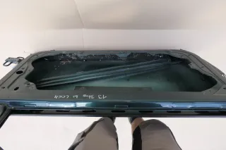VW Golf 4 Tür vorne links Fahrertür 2/3-Türer grün LC6M - Bild 2