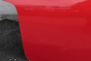 VW Lupo 6X Heckklappe hinten Klappe Kofferraumklappe mit Scheibe rot LP3G - Bild 3