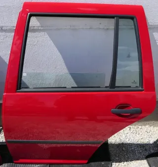 VW Golf 4 Bora Tür hinten links nur passend bei Kombi / Variant rot LY3D - Bild 1