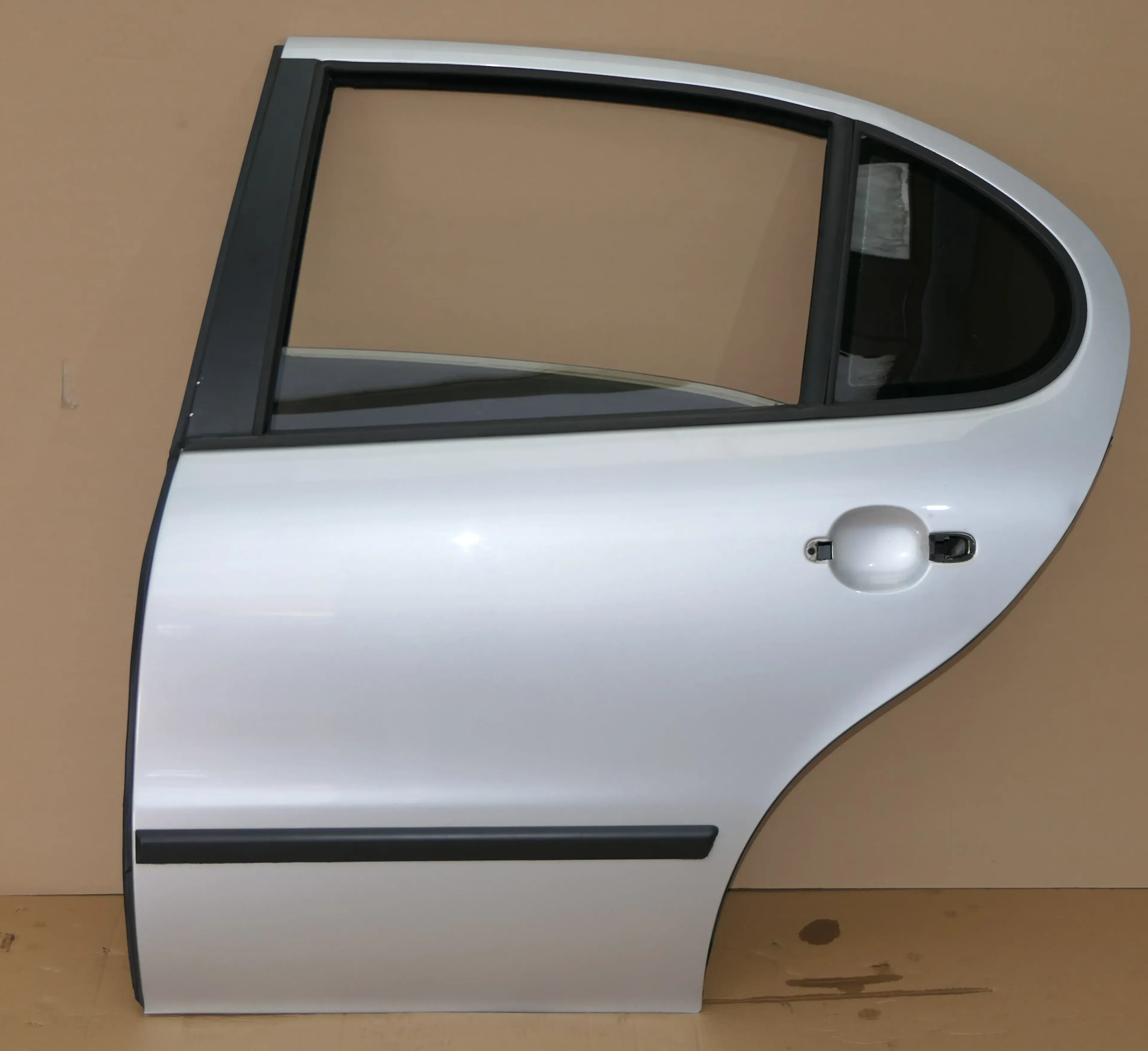 Seat Leon Toledo 1M Tür hinten links Fahrerseite silber LS7N - Bild 1